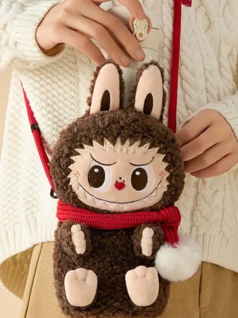POP MART OFFICIAL - The Monsters Labubu Plush Doll Shoulder Bag